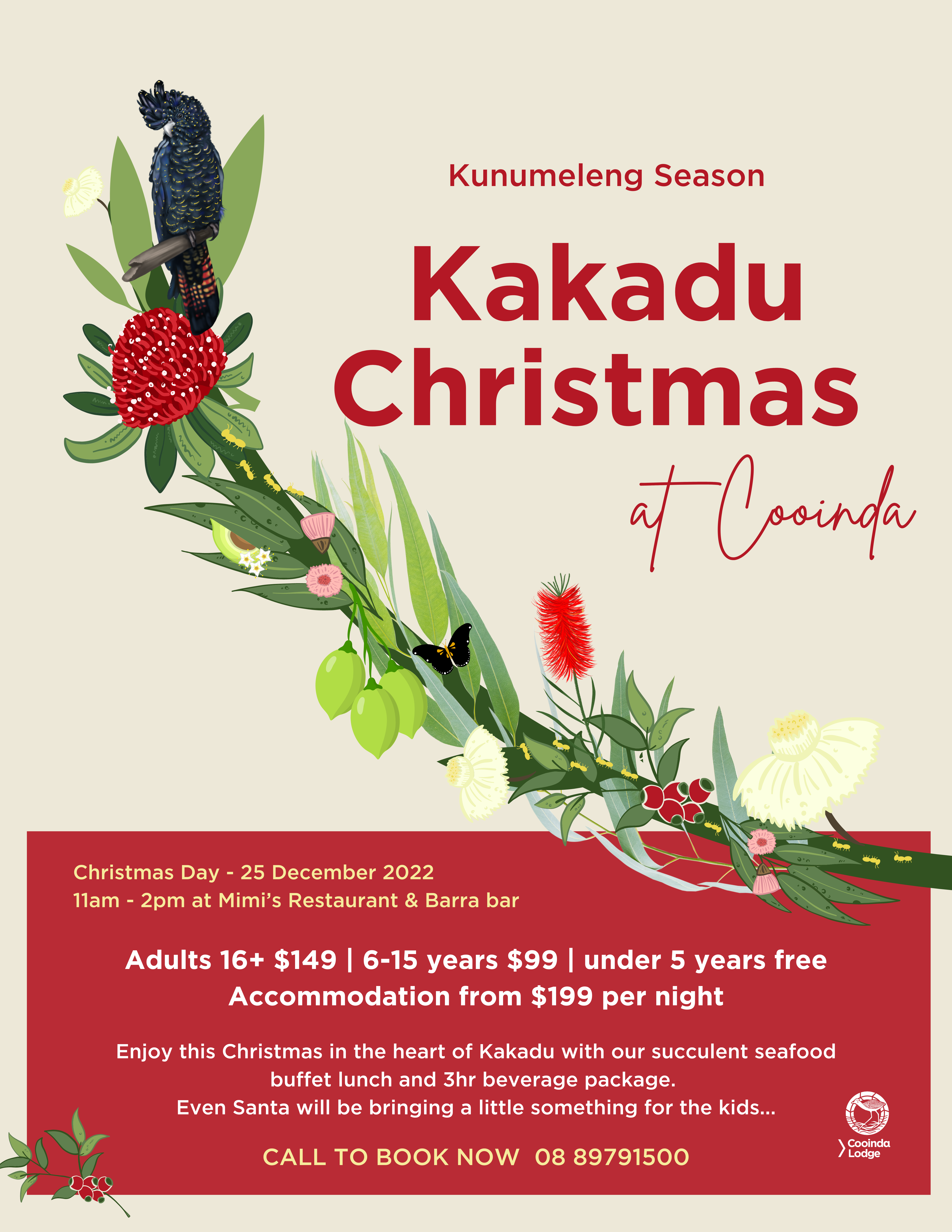 Cooinda_Promo Christmas Day Feast in Kakadu